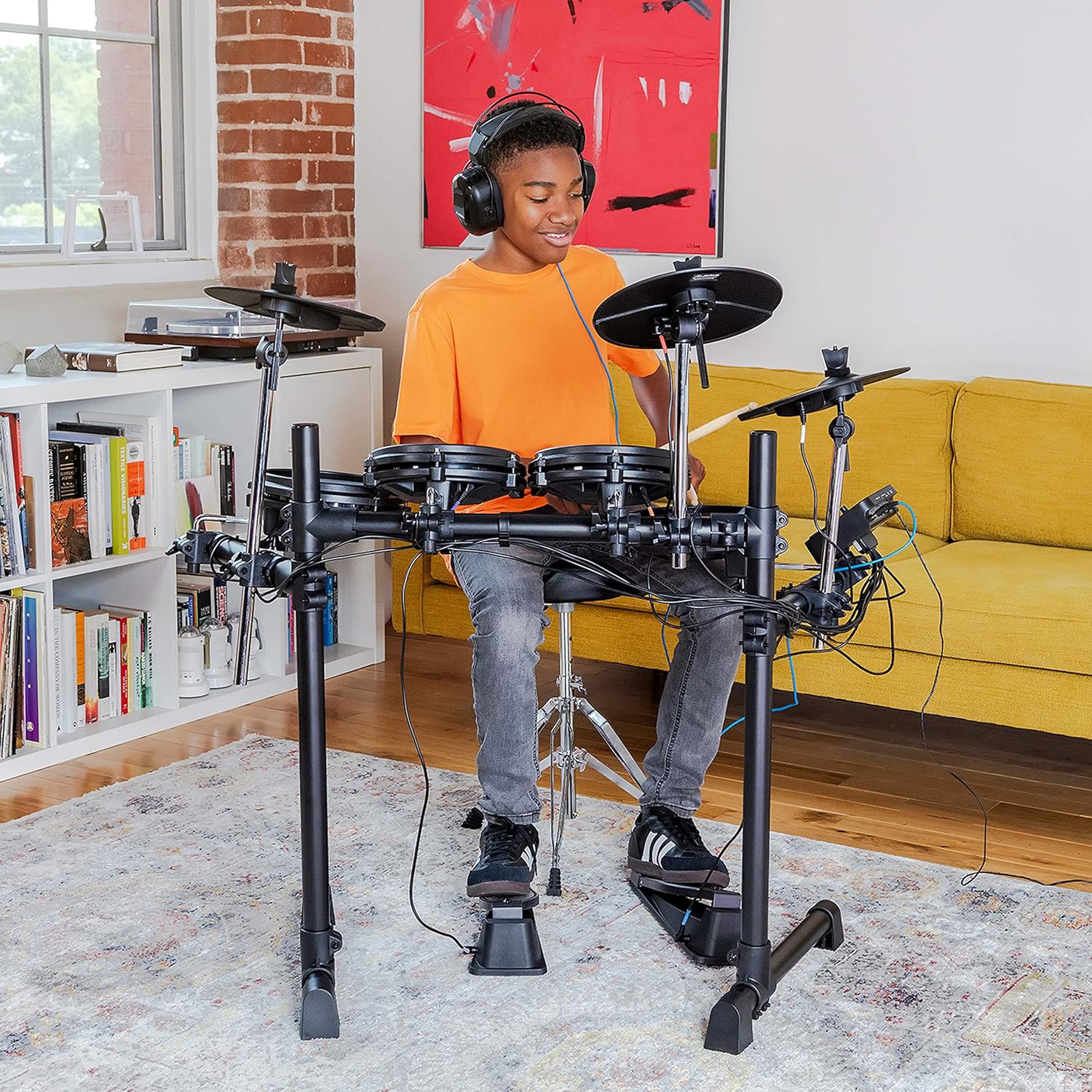 Alesis Turbo Mesh Kit - Electric Drum Set with Over 100 Sounds Mesh Drum Pad wourant