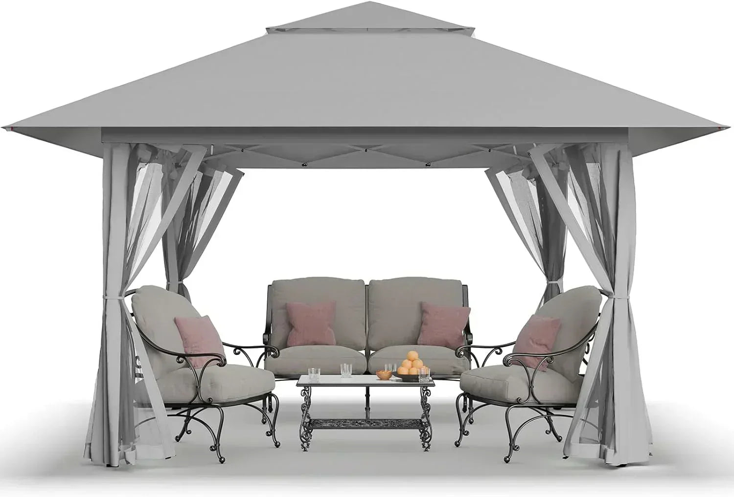 CROWN SHADES 13x13 Pop Up Gazebo Canopy Tent Gazebos on Clearance Outdoor Gazebo wourant