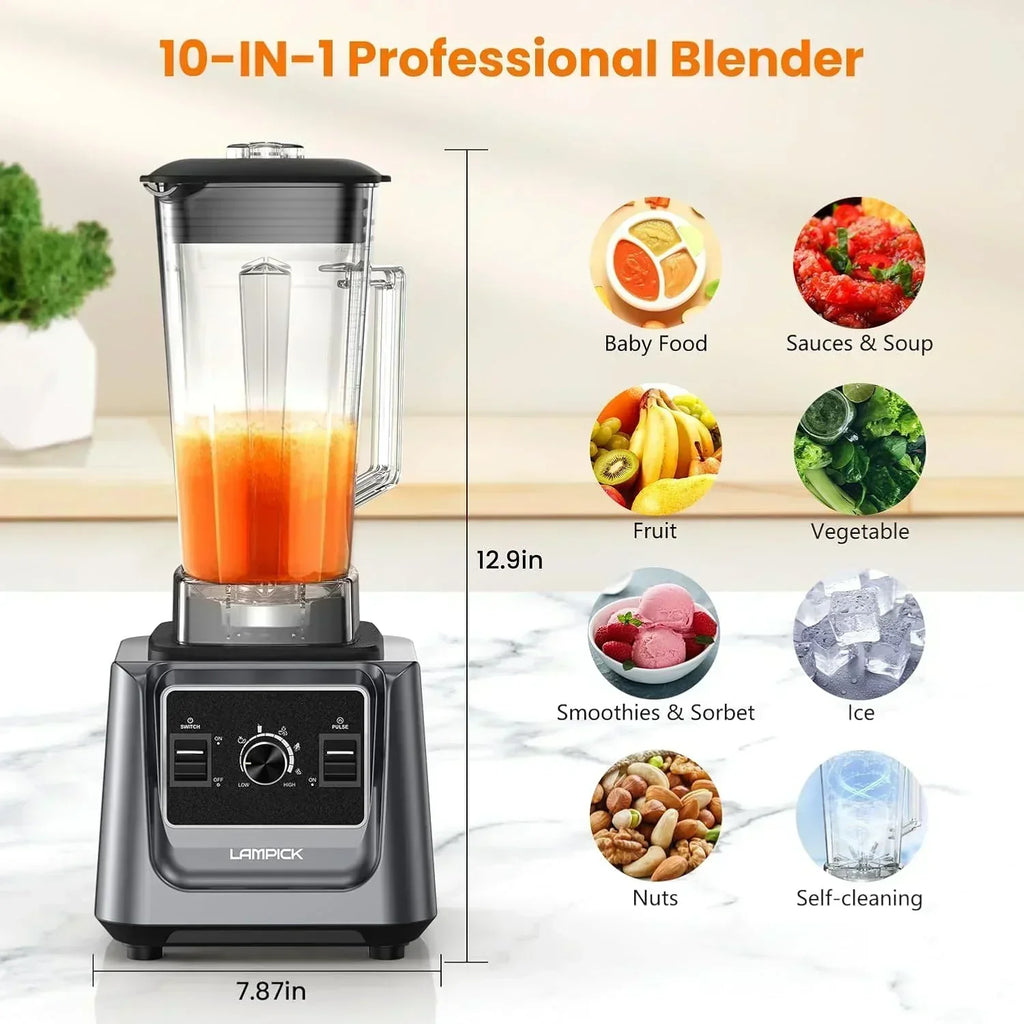 KitchenAid Blender 2000W Professional-Grade High-Speed Countertop Blender with 68oz Blending Jar wourant