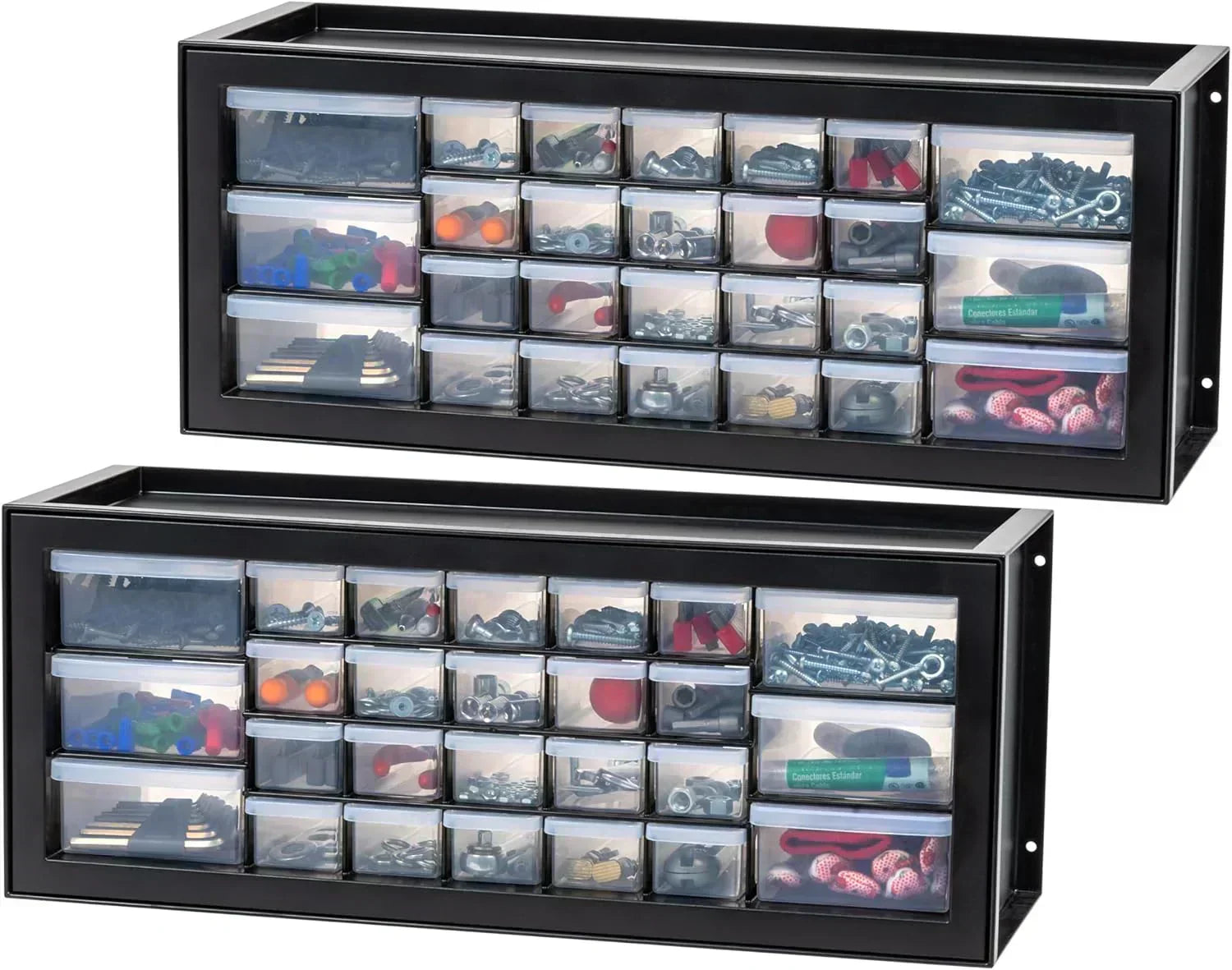 IRIS USA Screw Tool Organizer Small Parts Cabinet Chest Storage Drawers Organization Toolbox wourant