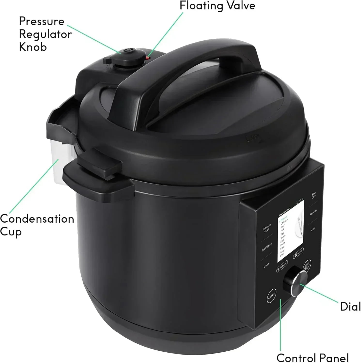 CHEF iQ Smart Pressure Cooker with WiFi and Built-in Scale 10-in-1 Multi-Cooker Rice Cooker wourant