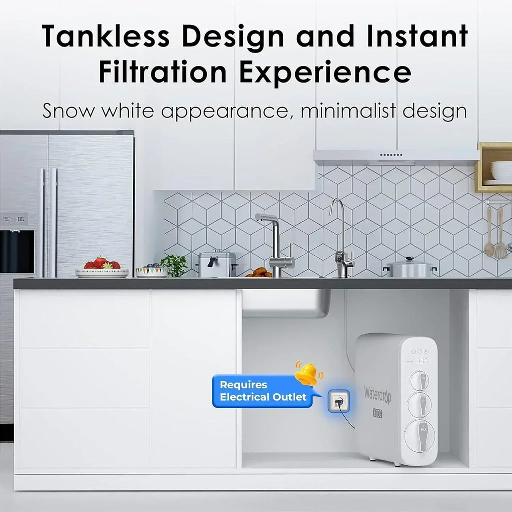 Waterdrop G3P600 reverse osmosis system Water filter Intelligent LED faucet wourant