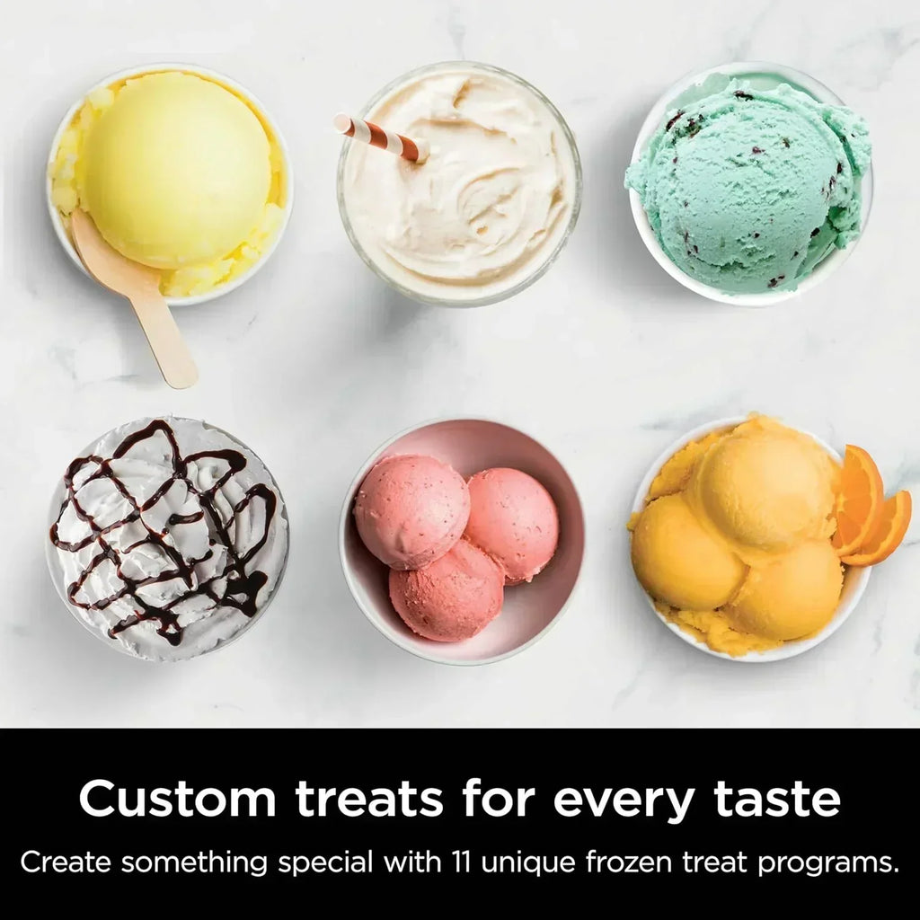 Ninja NC301 CREAMi Ice Cream Maker for Gelato Mix-ins Milkshakes Sorbet Smoothie Bowls More wourant