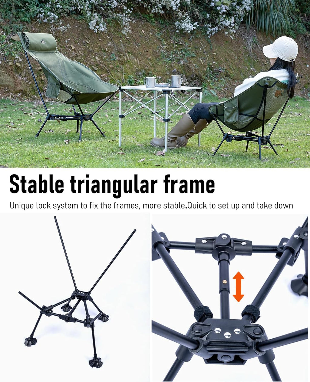 Ultralight Compact Camping Folding Beach Chair wourant