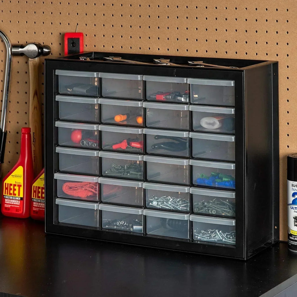 IRIS USA Screw Tool Organizer Small Parts Cabinet Chest Storage Drawers Organization Toolbox wourant