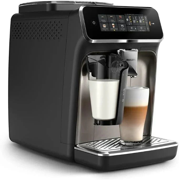 Fully automatic espresso machine 6 hot and iced beverages with ceramic grinder wourant
