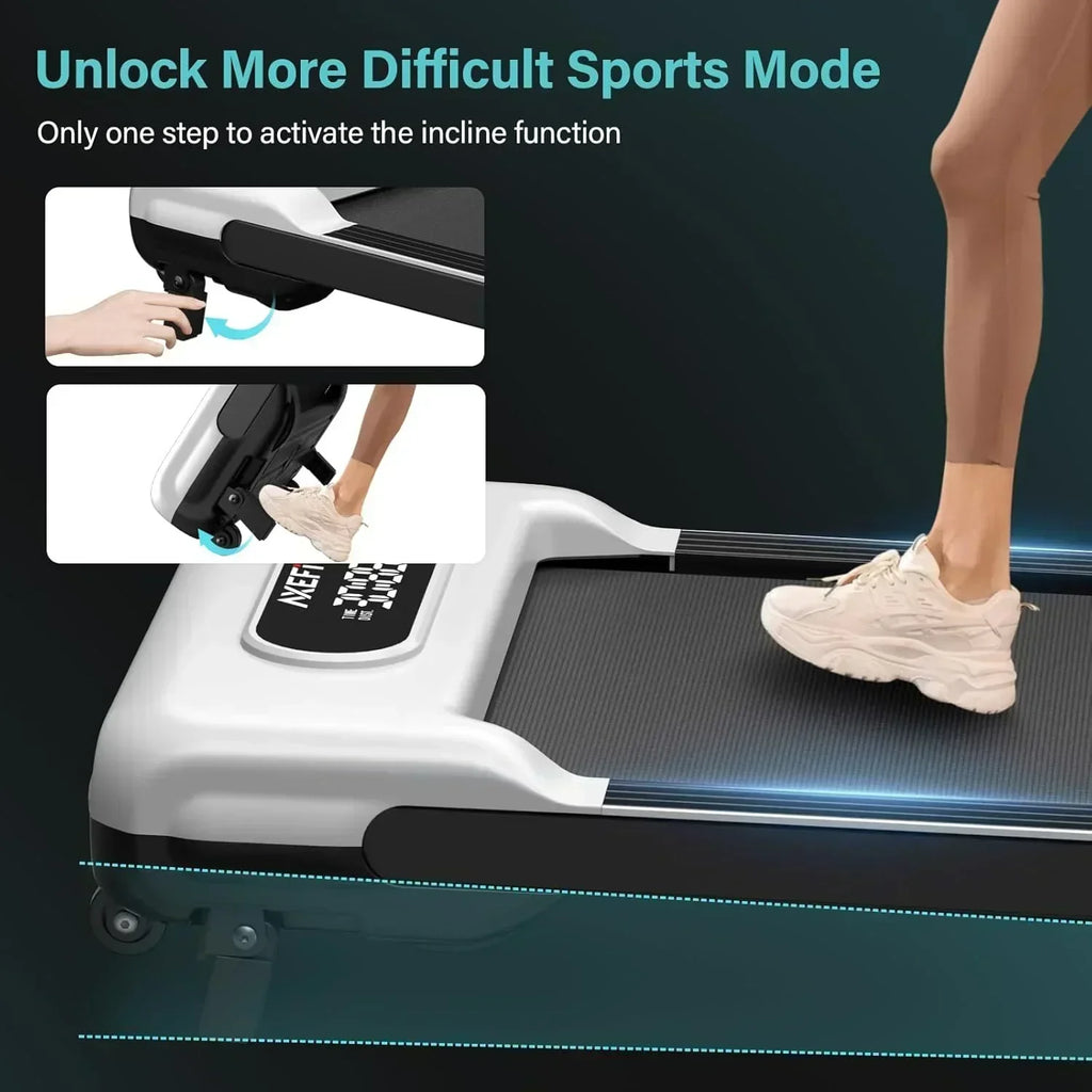 2.5 HP Portable Treadmill with Inclined Walking Pad Panel and Remote 4-in-1 Walking Treadmill wourant