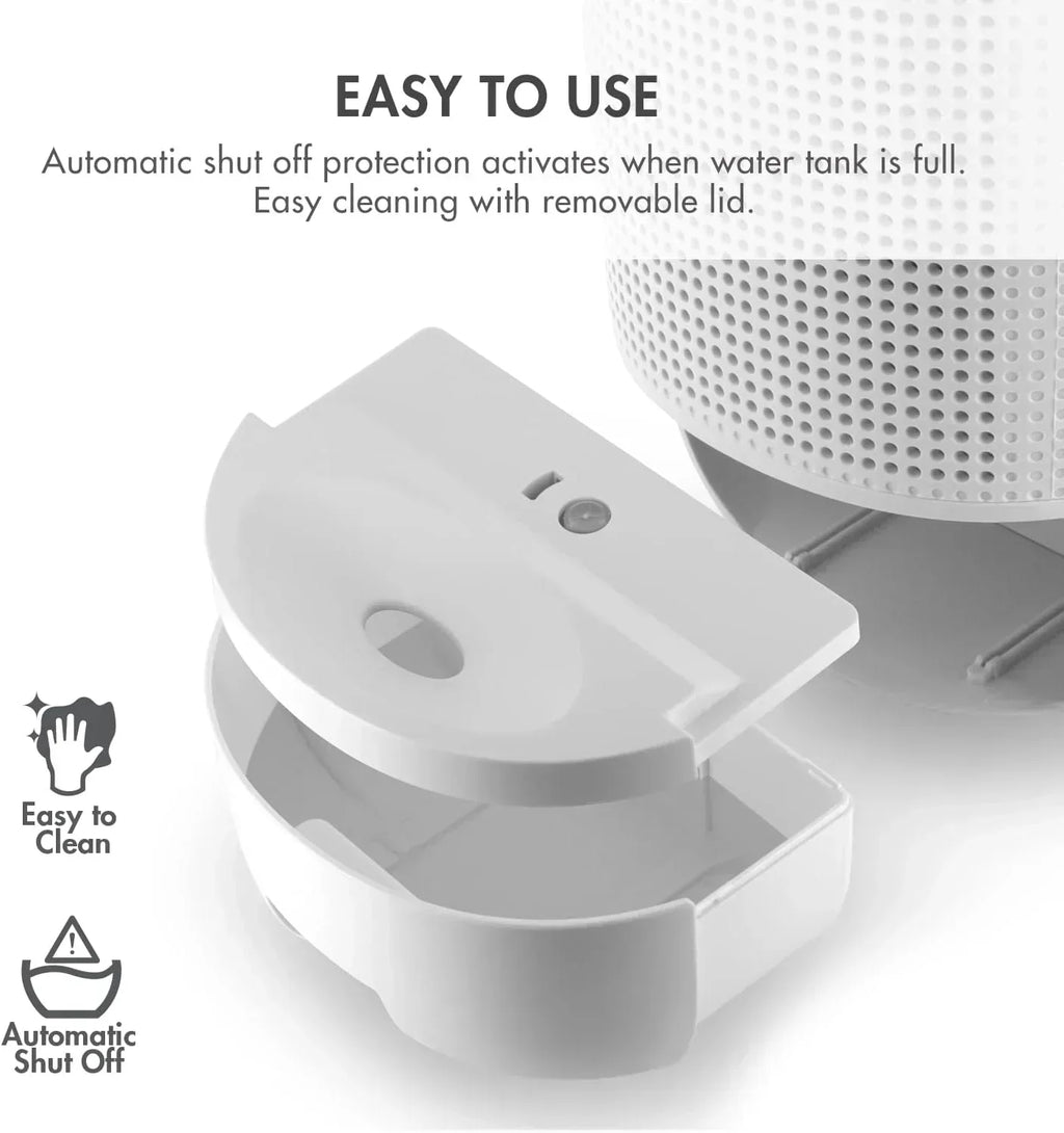 Sorbi 1000ml Air Dehumidifier Purifying Function True HEPA Filter Touch Control Air Speed wourant