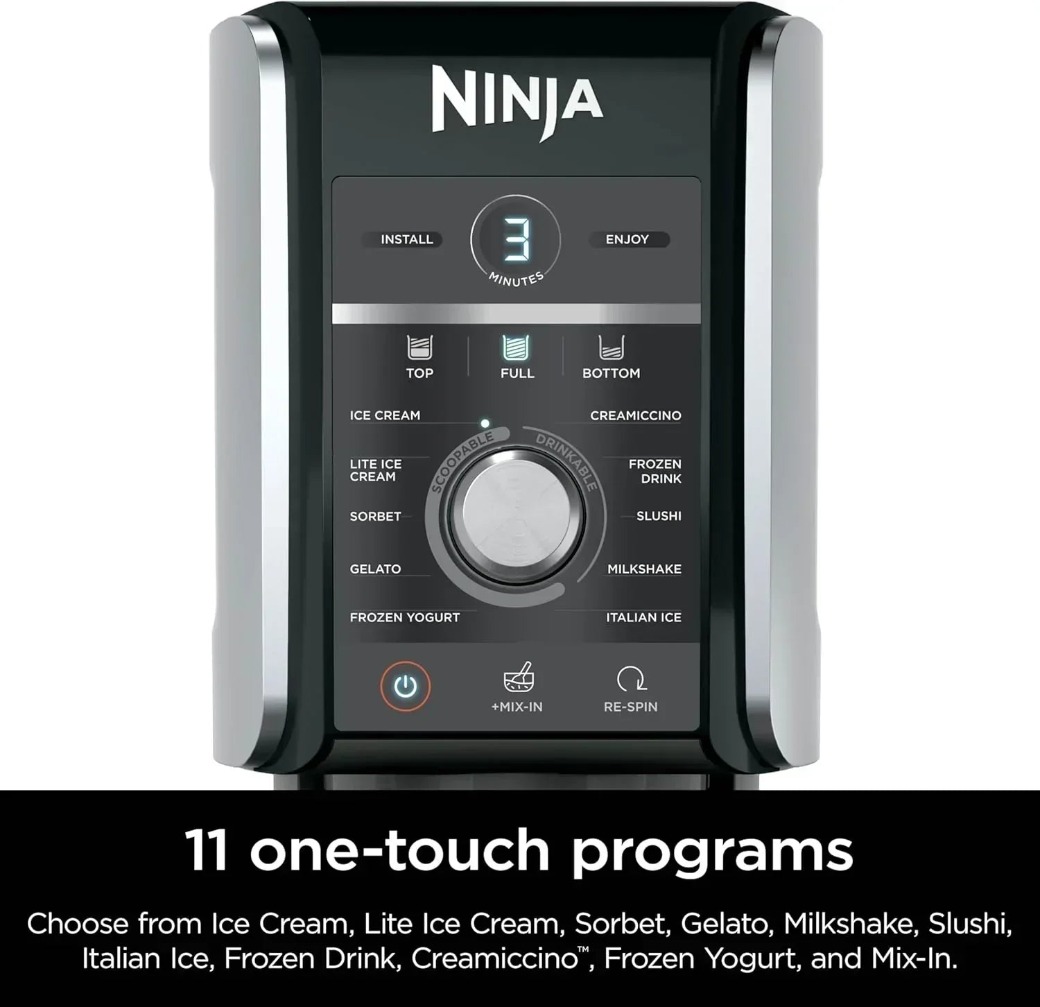 Ninja NC301 CREAMi Ice Cream Maker for Gelato Mix-ins Milkshakes Sorbet Smoothie Bowls More wourant