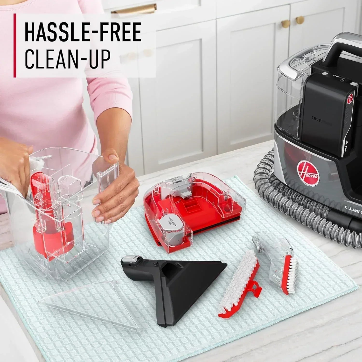 Hoover CleanSlate Plus Portable Carpet Upholstery Spot Cleaner with Powerful Suction wourant