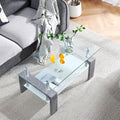 Living Room Rectangle Coffee Table Tea Table Suitable for Waiting Room Modern Side Coffee Table wourant