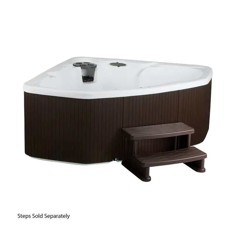 Lifesmart Spas 3 Person 17 Jet Plug And Play Hot Tub with Ozonator in Espresso wourant