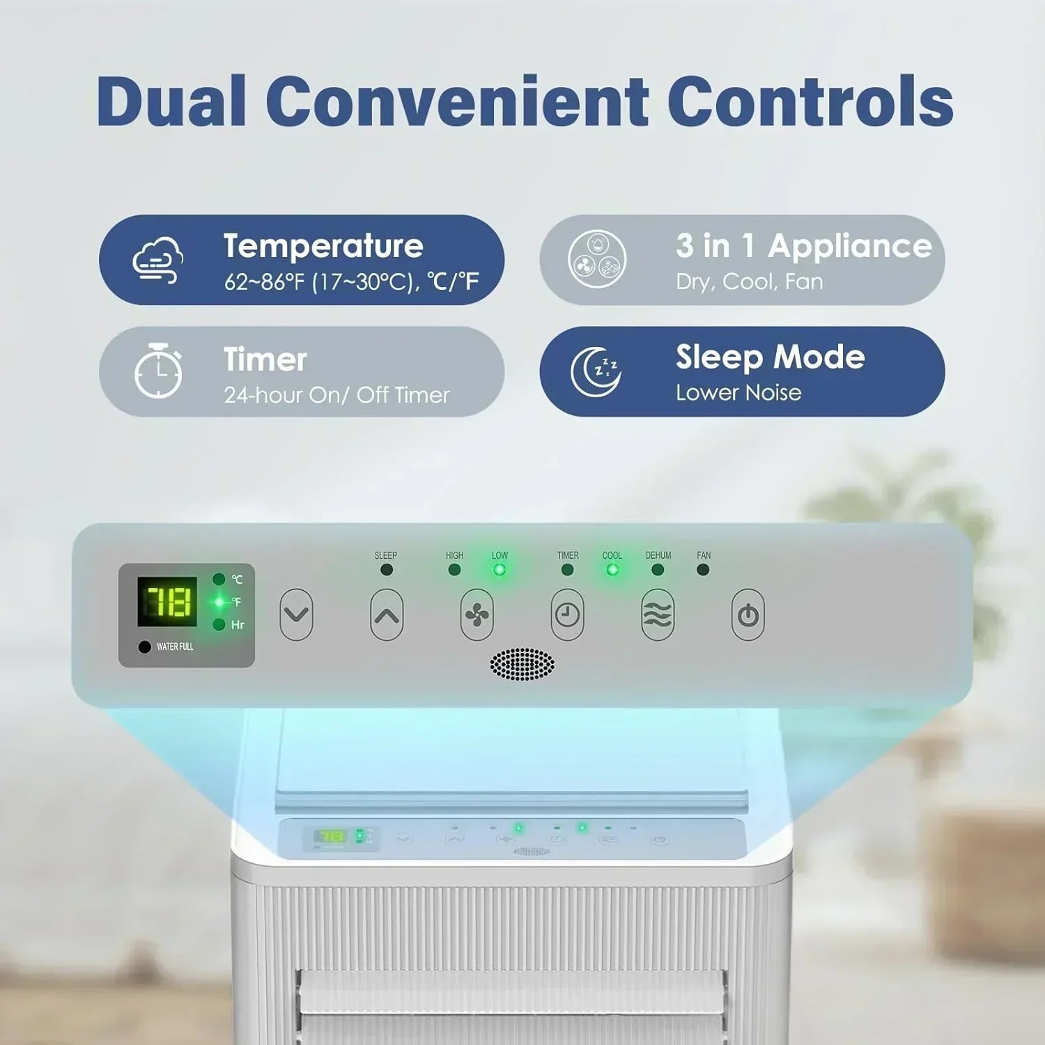Air Choice Portable Air Conditioner 10000 BTU Air Conditioner Portable for Room Up to 450 Sq.Ft wourant