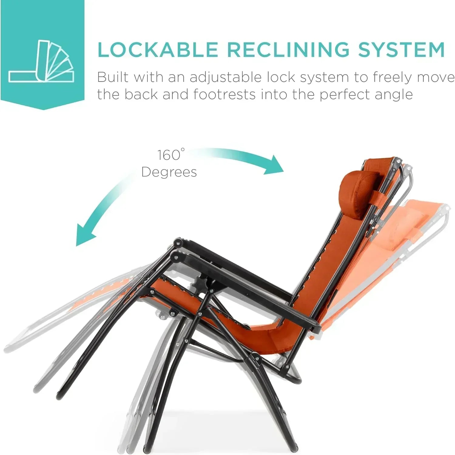 Best Choice Products Folding Zero Gravity Recliner Patio Lounge Chair Adjustable Canopy Shade wourant