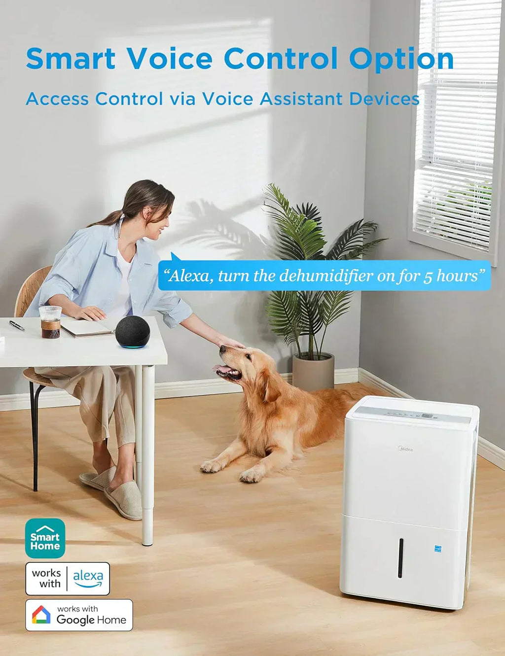 Midea 4,500 Sq. Ft. Dehumidifier Pump Included Energy Star Certified 50 Pint Ideal For Basements wourant