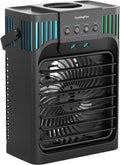 Portable Air Conditioners 4-in-1 Evaporative Air Cooler 3 Modes 7 LED Light Cooling Fan wourant