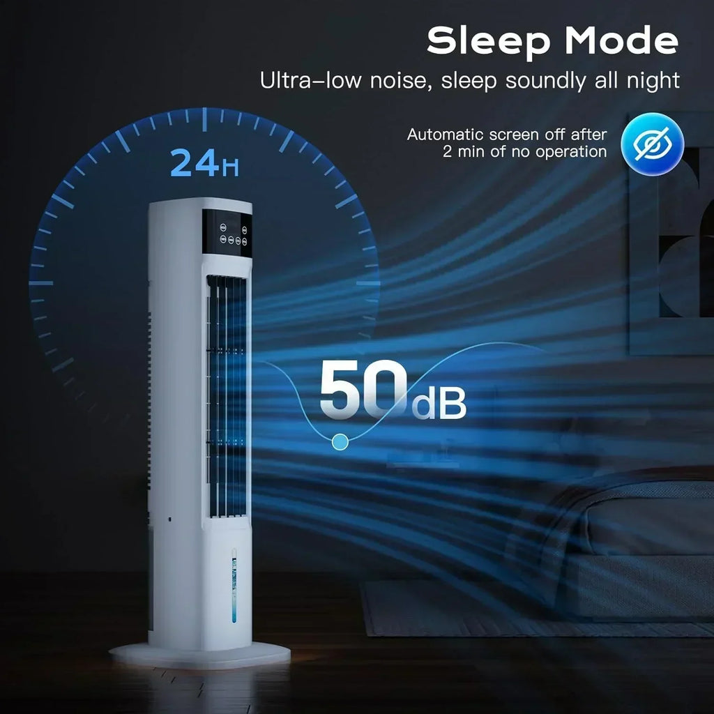 Evaporative Air Cooler 3-in-1 Portable Air Conditioners 4 Modes 3 Speeds Fast Cooling Portable wourant