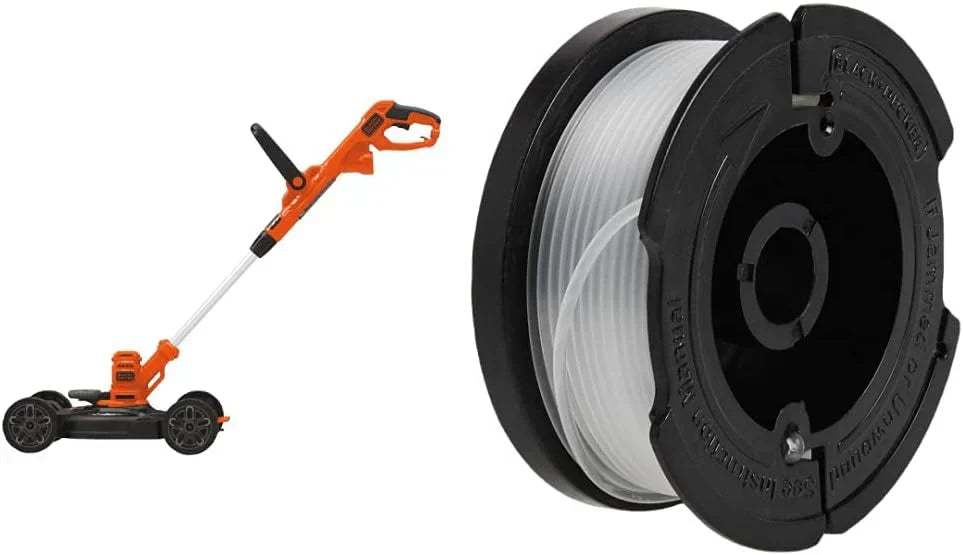 BLACK+DECKER 3-in-1 Corded Lawn Mower String Trimmer Edger 12-Inch wourant