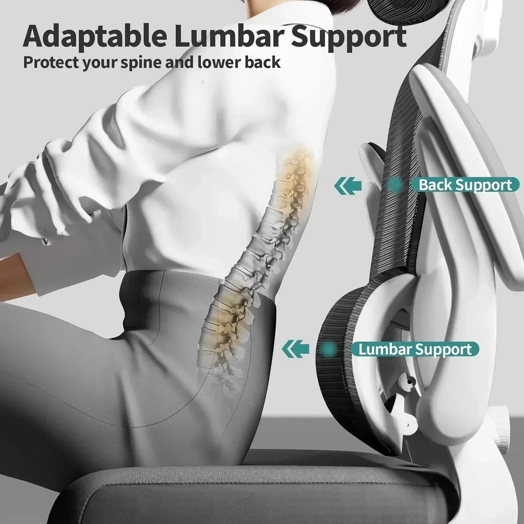 TRALT Office Chair Ergonomic Desk Chair 330 lbs Home Gaming Chair with Wheels wourant