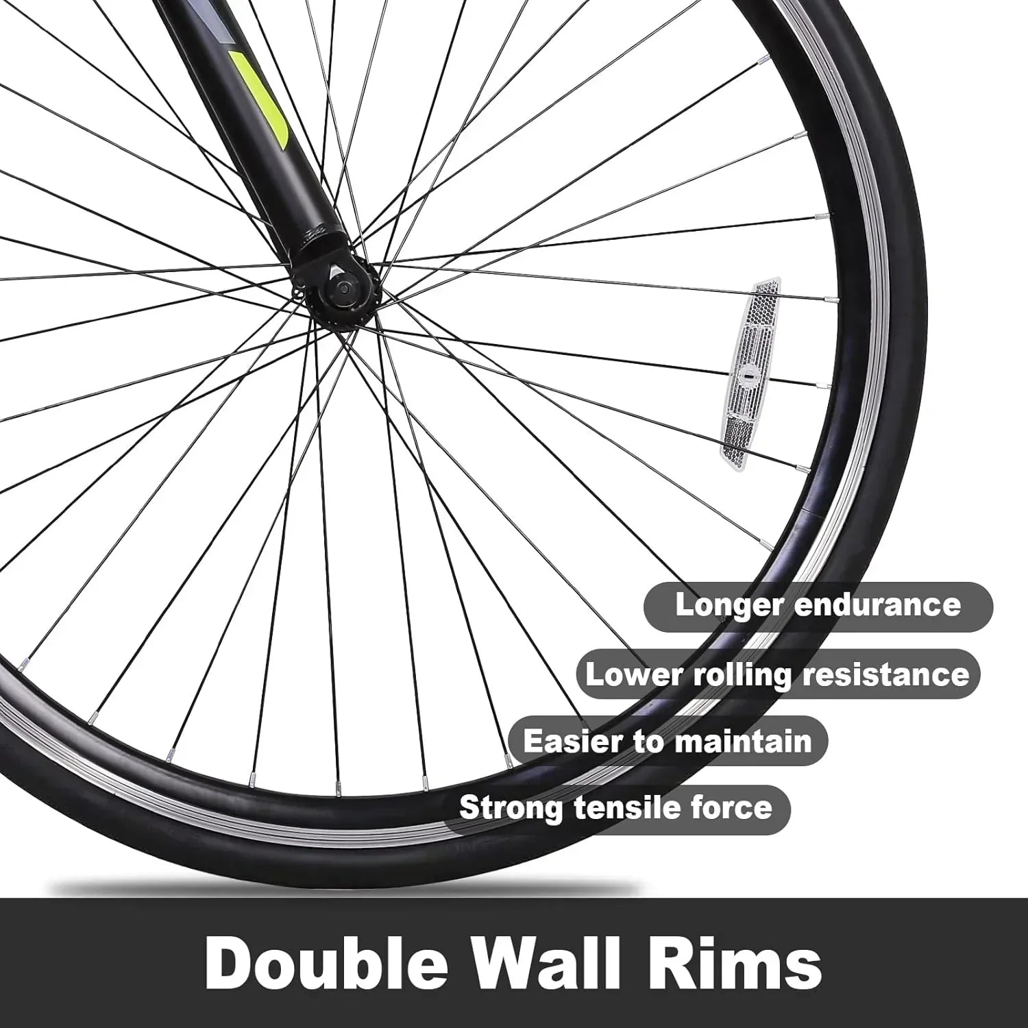 WEIZE Road Bike 700C Wheel City Commuter Bicycle Shimano 14 Speed Drop Bar Racing Adult Bike wourant