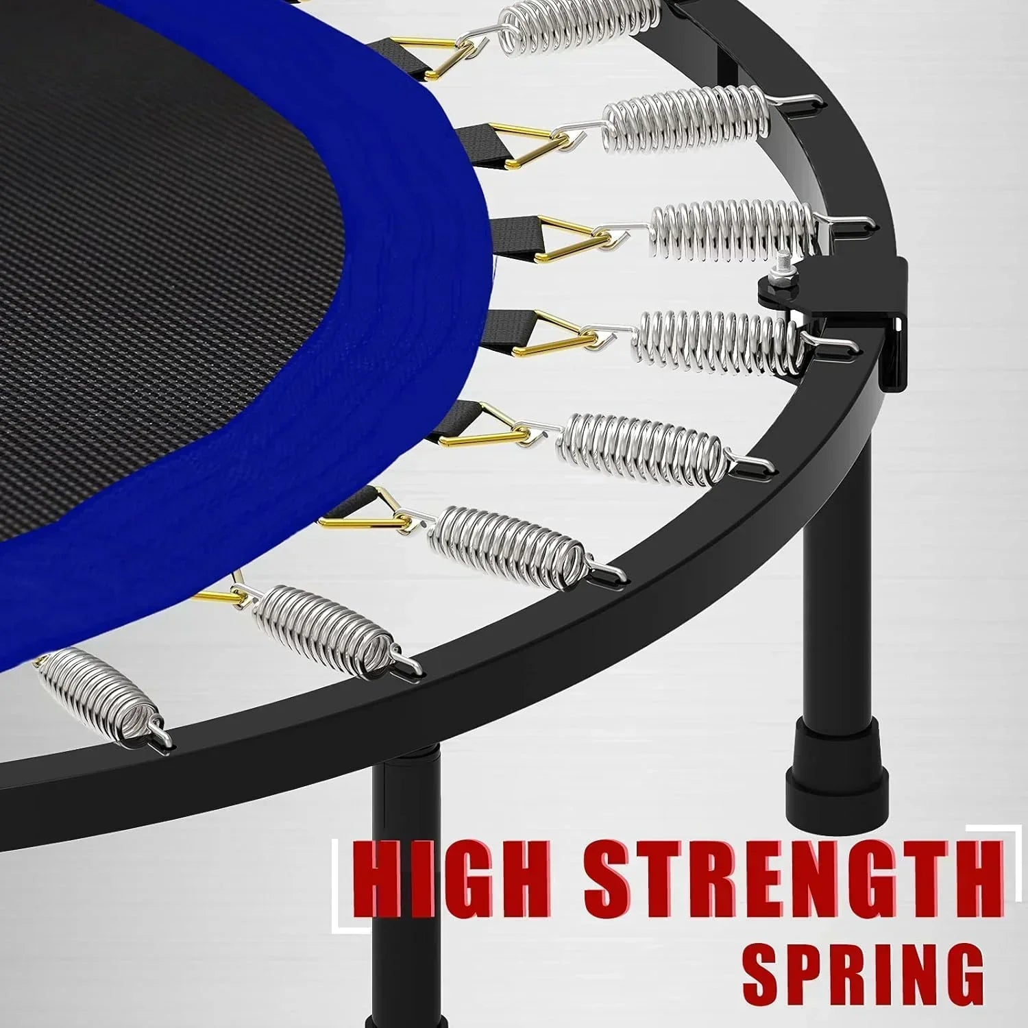 Kanchimi 40" 48" Folding Mini Fitness Indoor Exercise Workout Rebounder Trampoline wourant