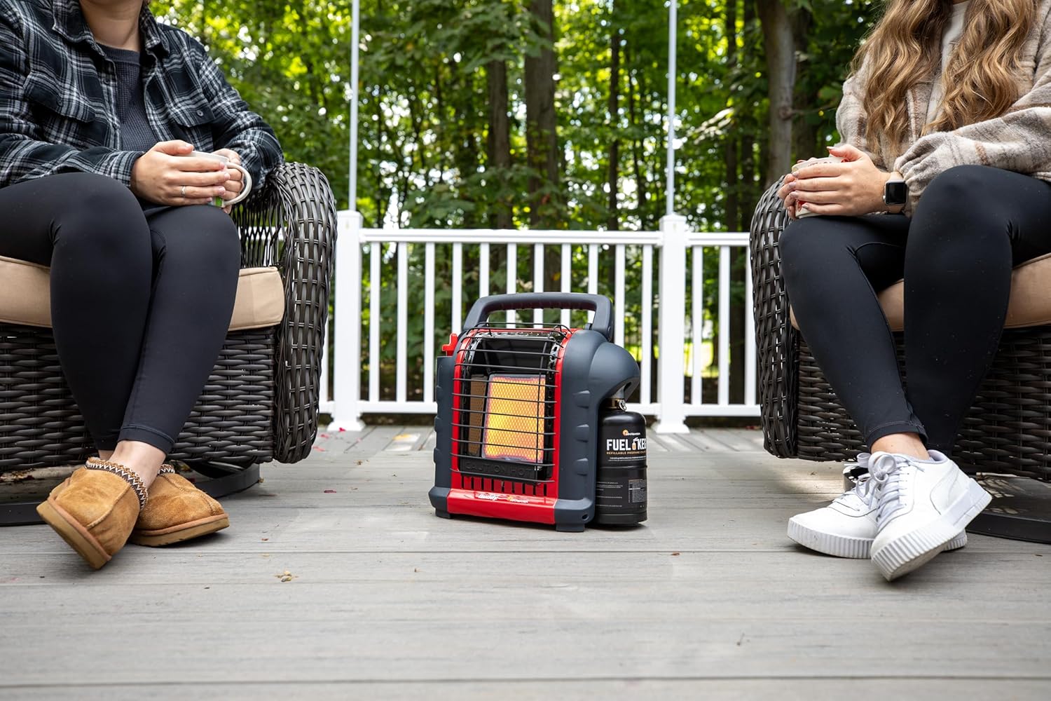 Portable Propane Radiant Heater 4000-9000 BTU for campers workshops patios and more wourant