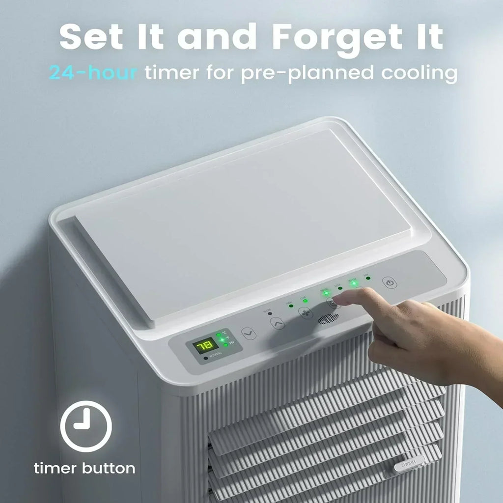 Air Choice Portable Air Conditioner 10000 BTU Air Conditioner Portable for Room Up to 450 Sq.Ft wourant
