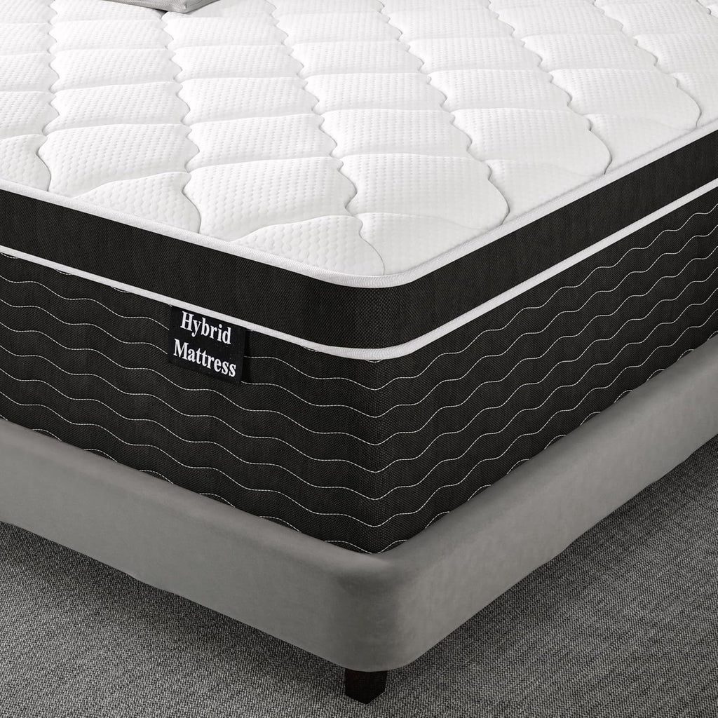 Full Size Mattress 10 Inch Full Size Mattress in a Box Medium Plush Hybrid Mattress wourant