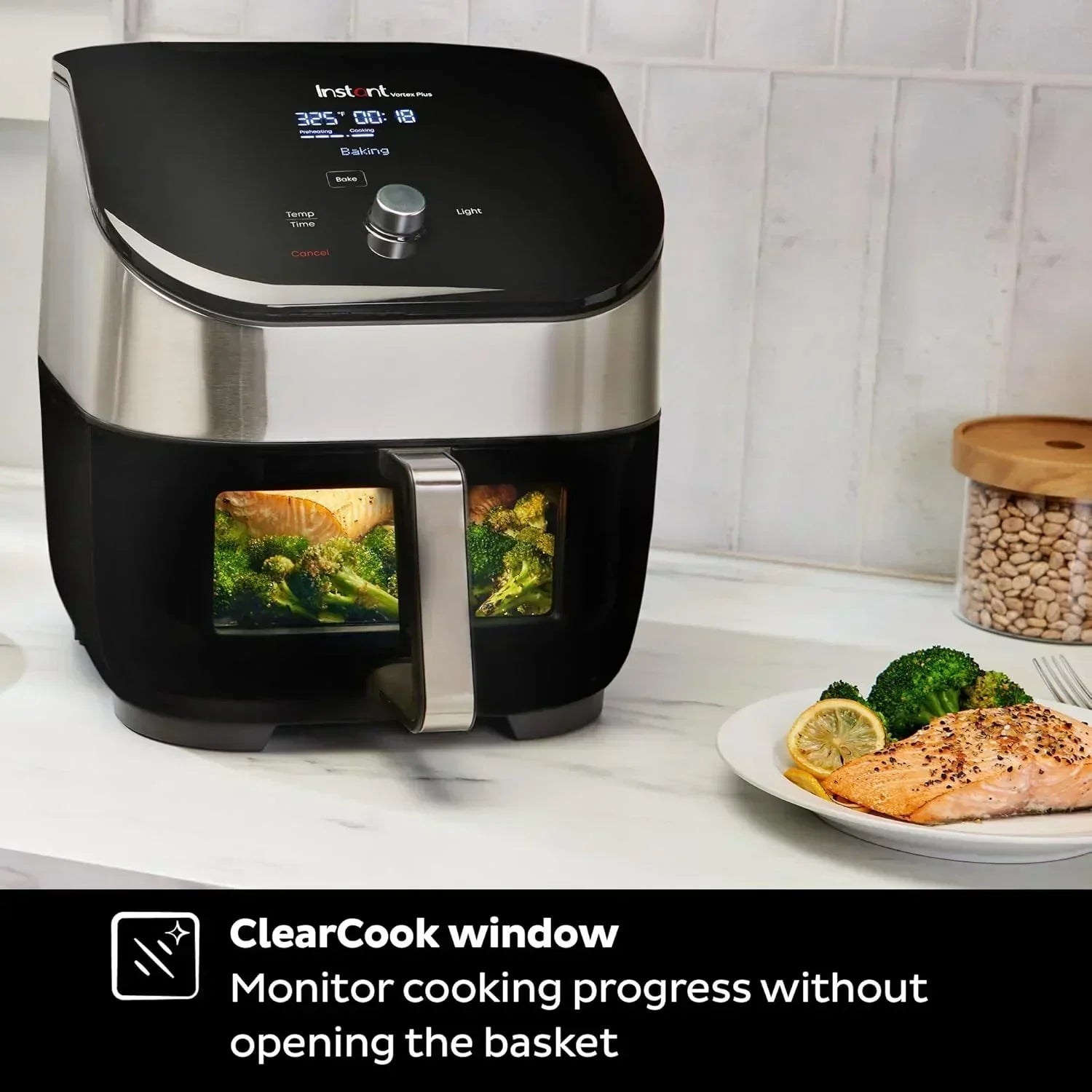 Instant Pot Vortex Plus 6QT Air Fryer with Odor Removal Technology 6-in-1 Function wourant