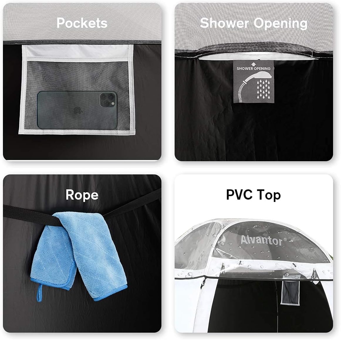 Shower tent pop-up changing room outdoor shower privacy tent toilet tent portable shelter wourant