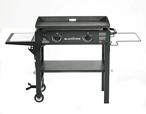 Blackstone 1853 Flat Top Gas Grill 2 Burner Propane Fuelled Rear Grease Management System wourant