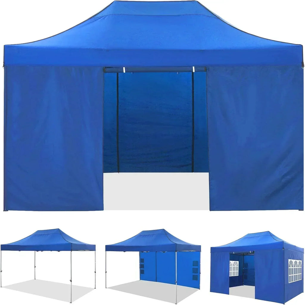 COBIZI 10x20 Heavy Duty Pop up Canopy Tent 6 sidewalls Commercial Canopy Wedding Party Tents wourant