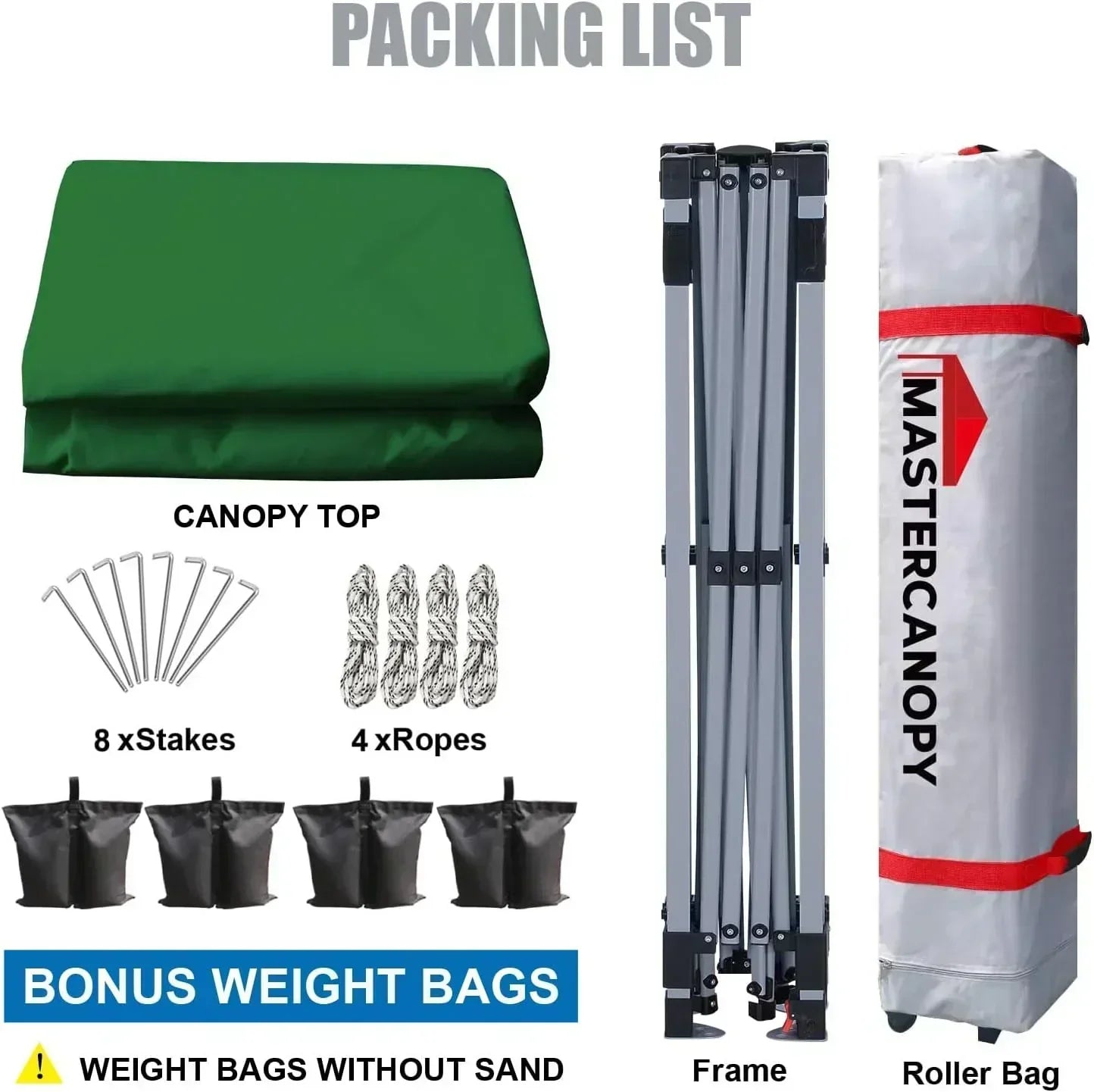 Durable Pop-up Canopy Tent with Roller Bag (10x10 Black) wourant