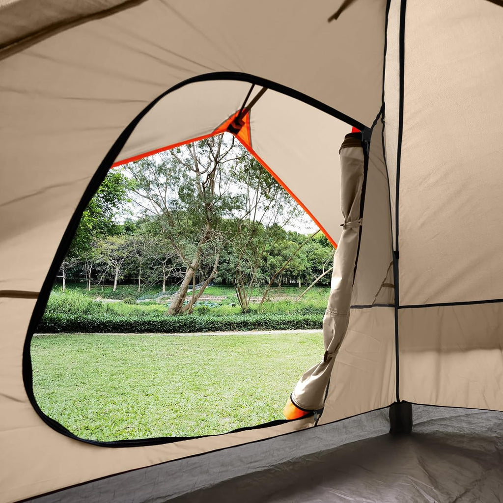 Camping Tent 2/3/4/6 Person Dome Tent Portable Camping Tent Outdoor and Backpacking Beach wourant