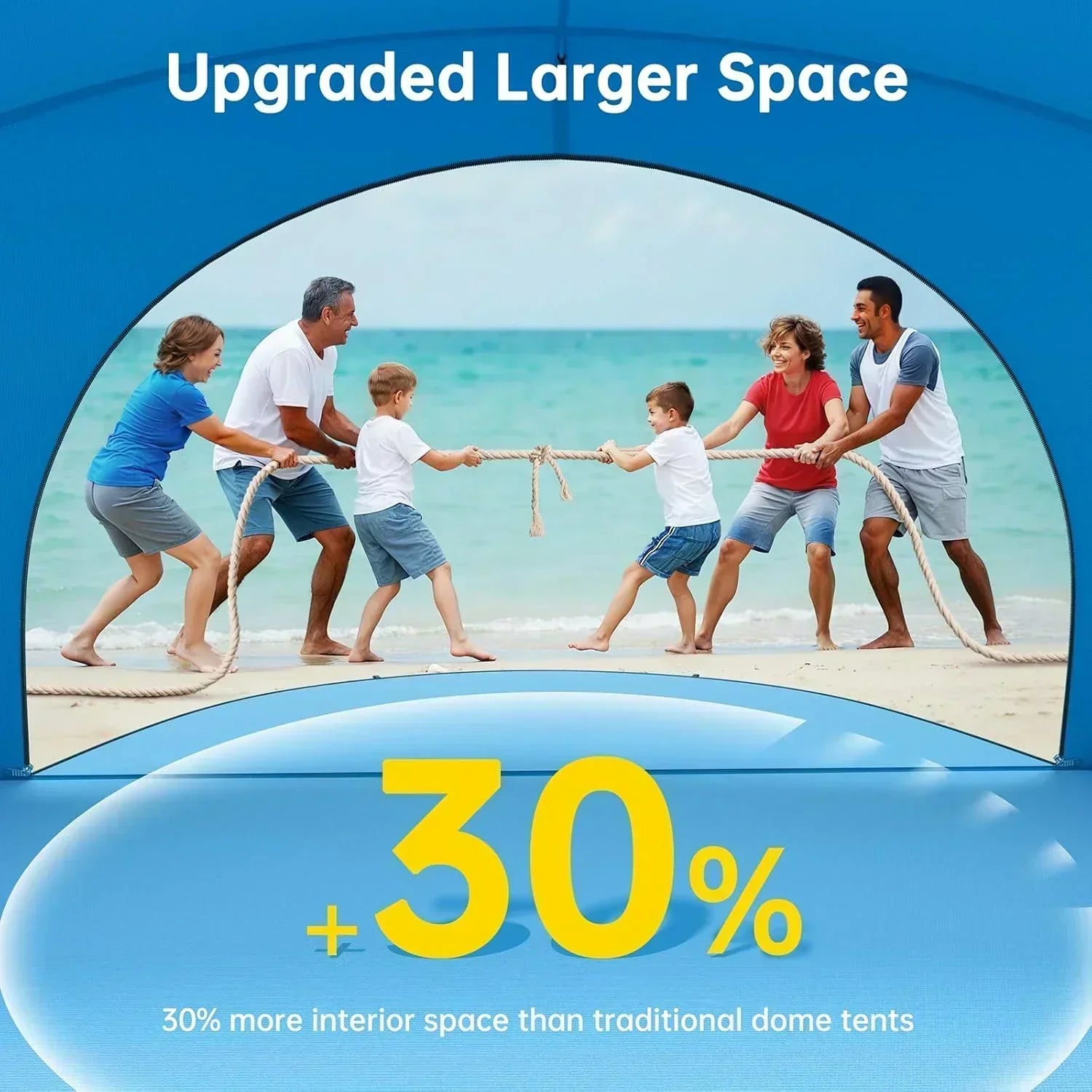 Beach Tent Sun Shelter Beach Shade Tent with UPF50+ UV Protection Beach Sun Shelter Beach Shade wourant