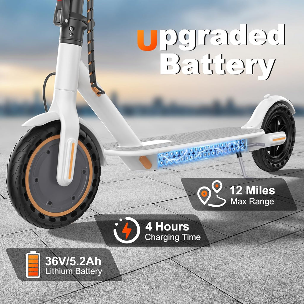 Electric Scooter 350W/500W Motor Top Speed 19/22 mph Max 16/23/28Miles Ranges Foldable E Scooter wourant