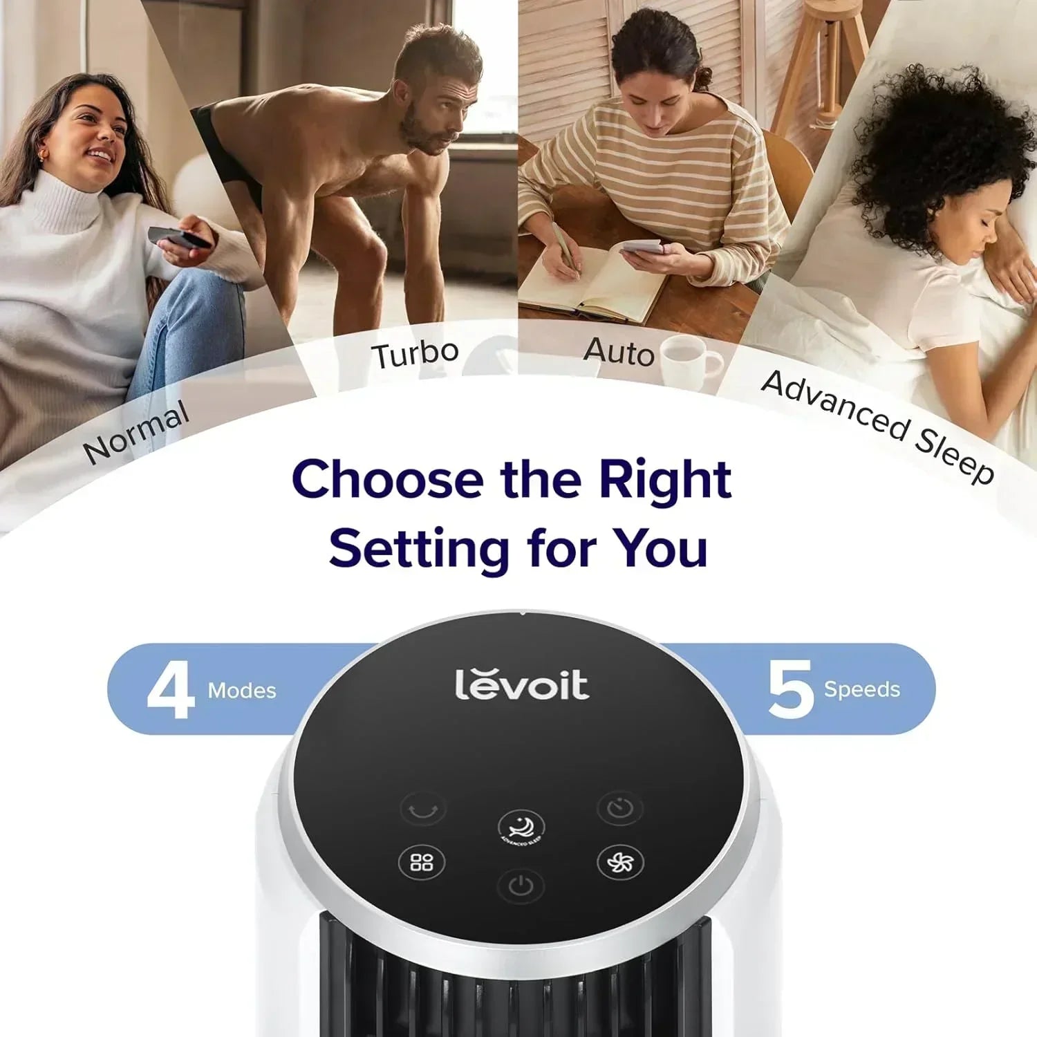 LEVOIT Tower Fan for Bedroom Standing Fan with 28dB Quiet for Sleep Remoter 12H Timer wourant