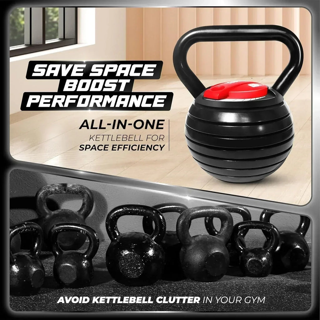 Yes4All Adjustable Kettlebell Kettle Grip Kettlebell Handle Convert to Kettlebells Weight Set wourant