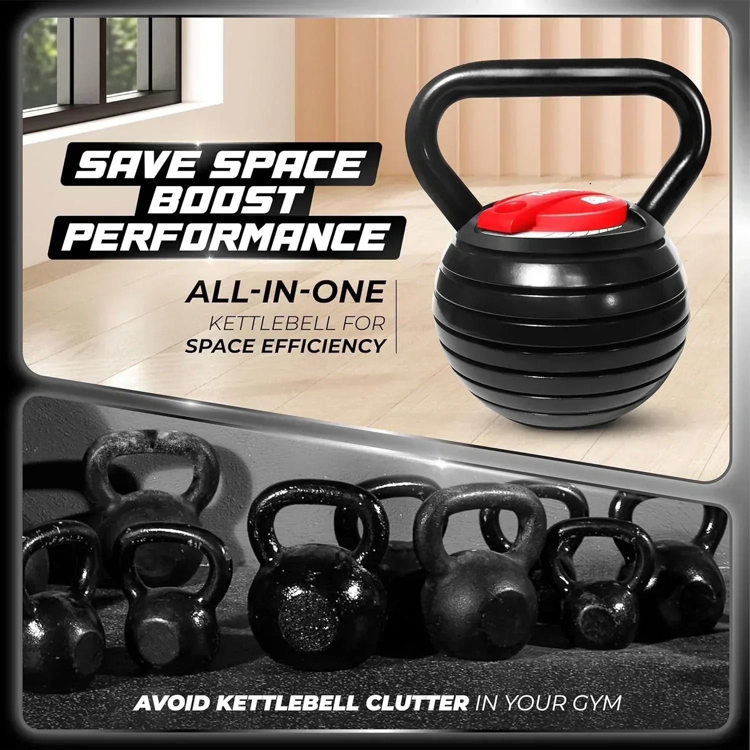 Yes4All Adjustable Kettlebell Kettle Grip Kettlebell Handle Convert to Kettlebells Weight Set wourant