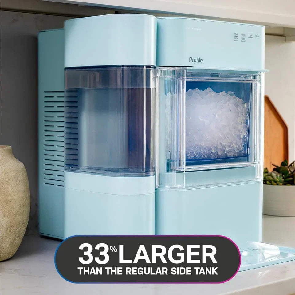 GE Profile Opal 2.0 XL with 1 Gallon Tank Chewable Crunchable Countertop Nugget Ice Maker wourant