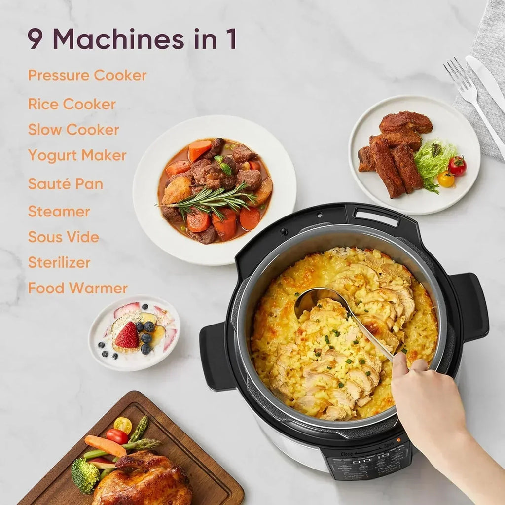 COSORI Pressure Cooker 6 qt 9-in-1 Instant Multi Kitchen Appliances Safer Venting Design wourant