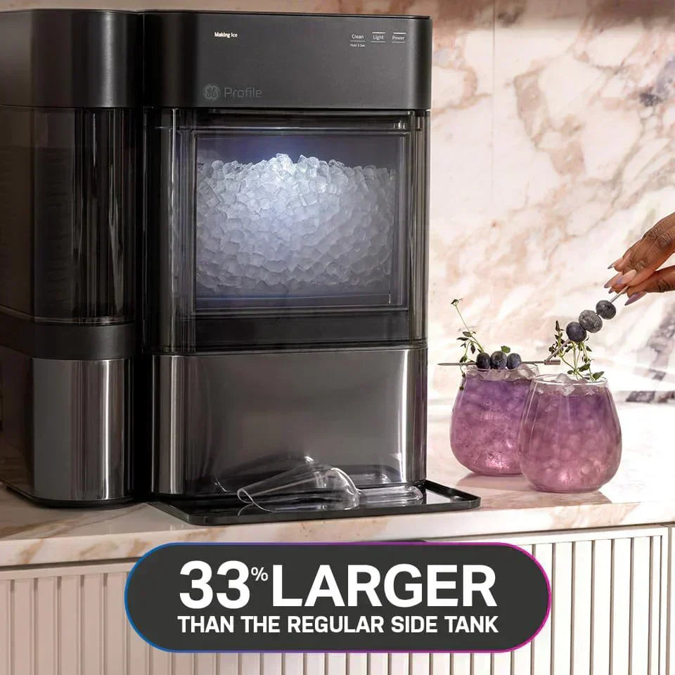 GE Profile Opal 2.0 XL with 1 Gallon Tank Chewable Crunchable Countertop Nugget Ice Maker wourant
