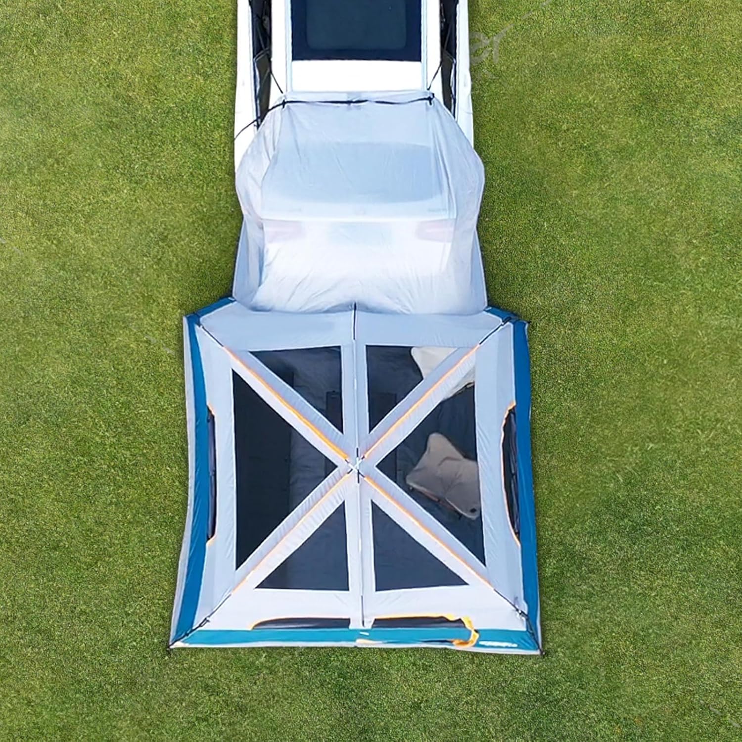 SUV Tent for Camping 6-Person SUV Tailgate Tent Easy Set Up with Rainfly 10'x9'x78in wourant