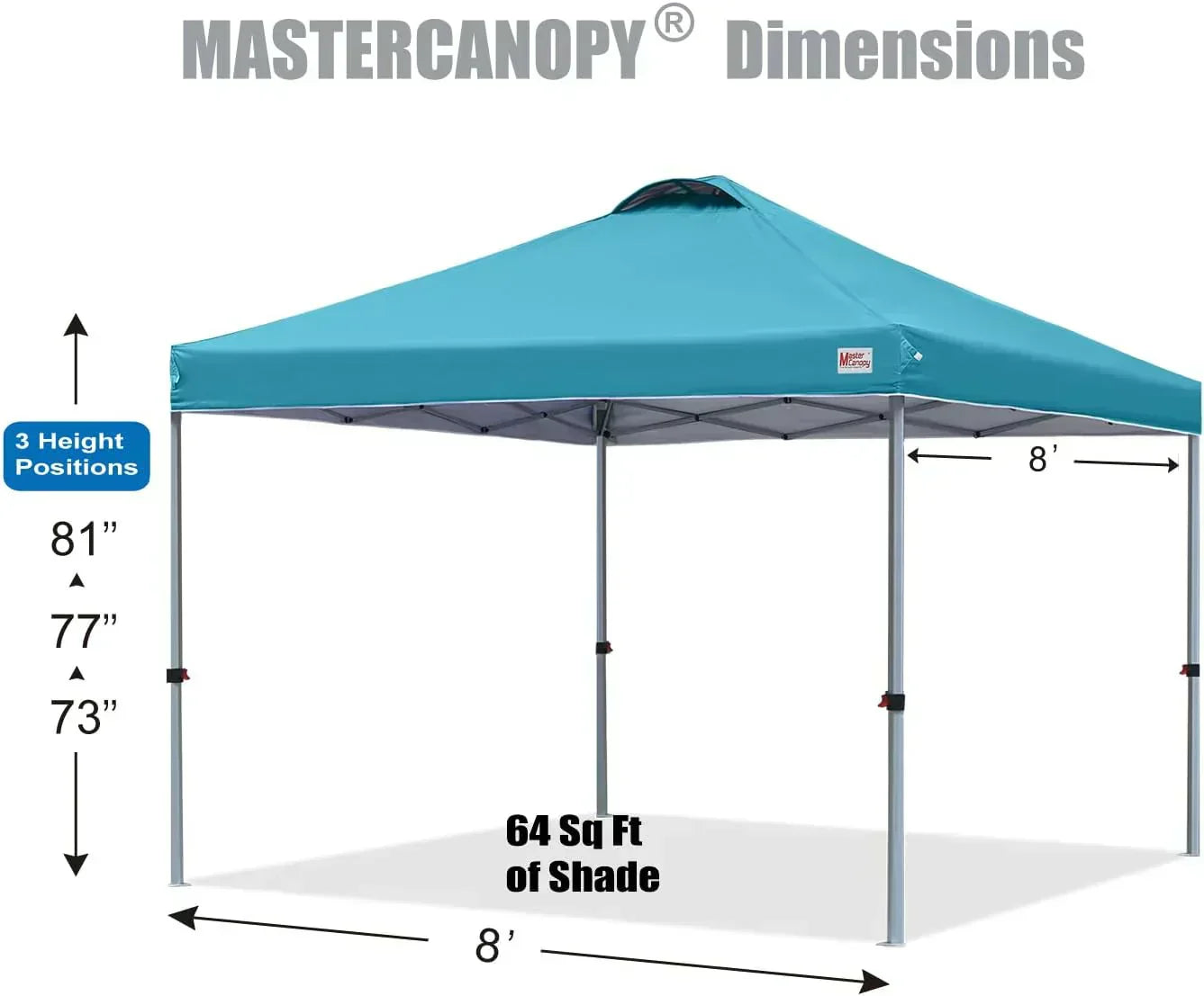 Durable Pop-up Canopy Tent with Roller Bag (10x10 Black) wourant