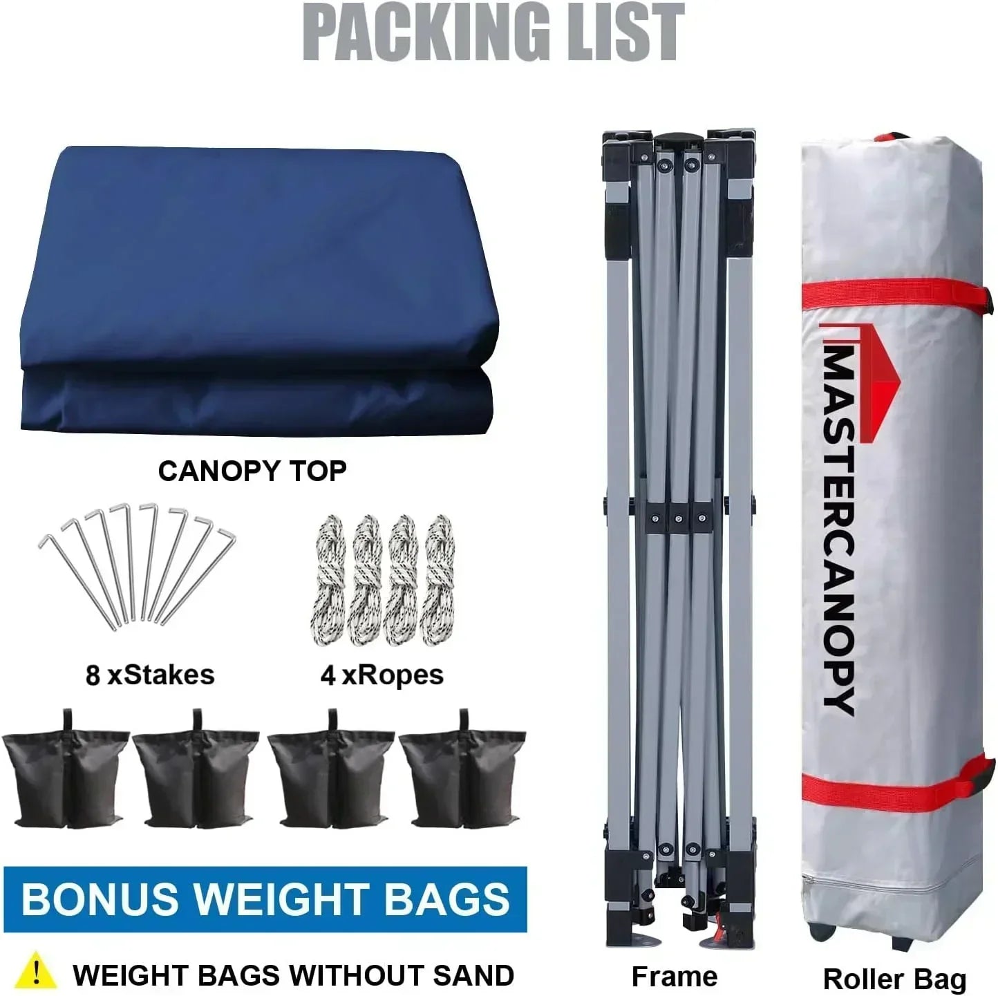 Durable Pop-up Canopy Tent with Roller Bag (10x10 Black) wourant