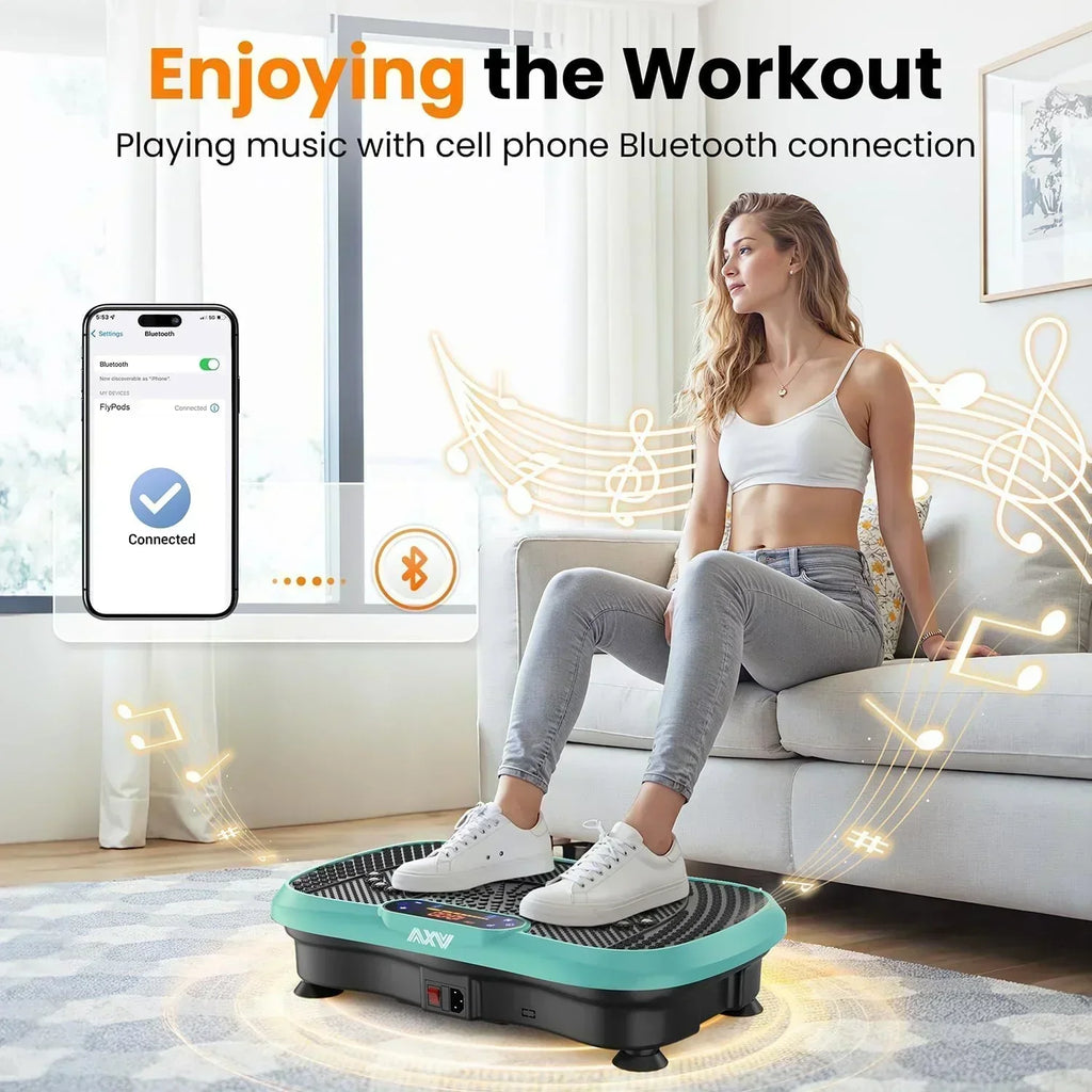 AXV Vibration Plate Fitness Platform Trainer Suitable for men and women to lose weight wourant