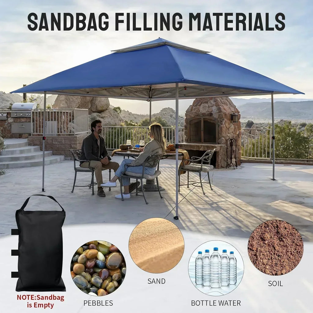 CROWN SHADES 13x13 Pop Up Gazebo Canopy Tent Gazebos on Clearance Outdoor Gazebo wourant