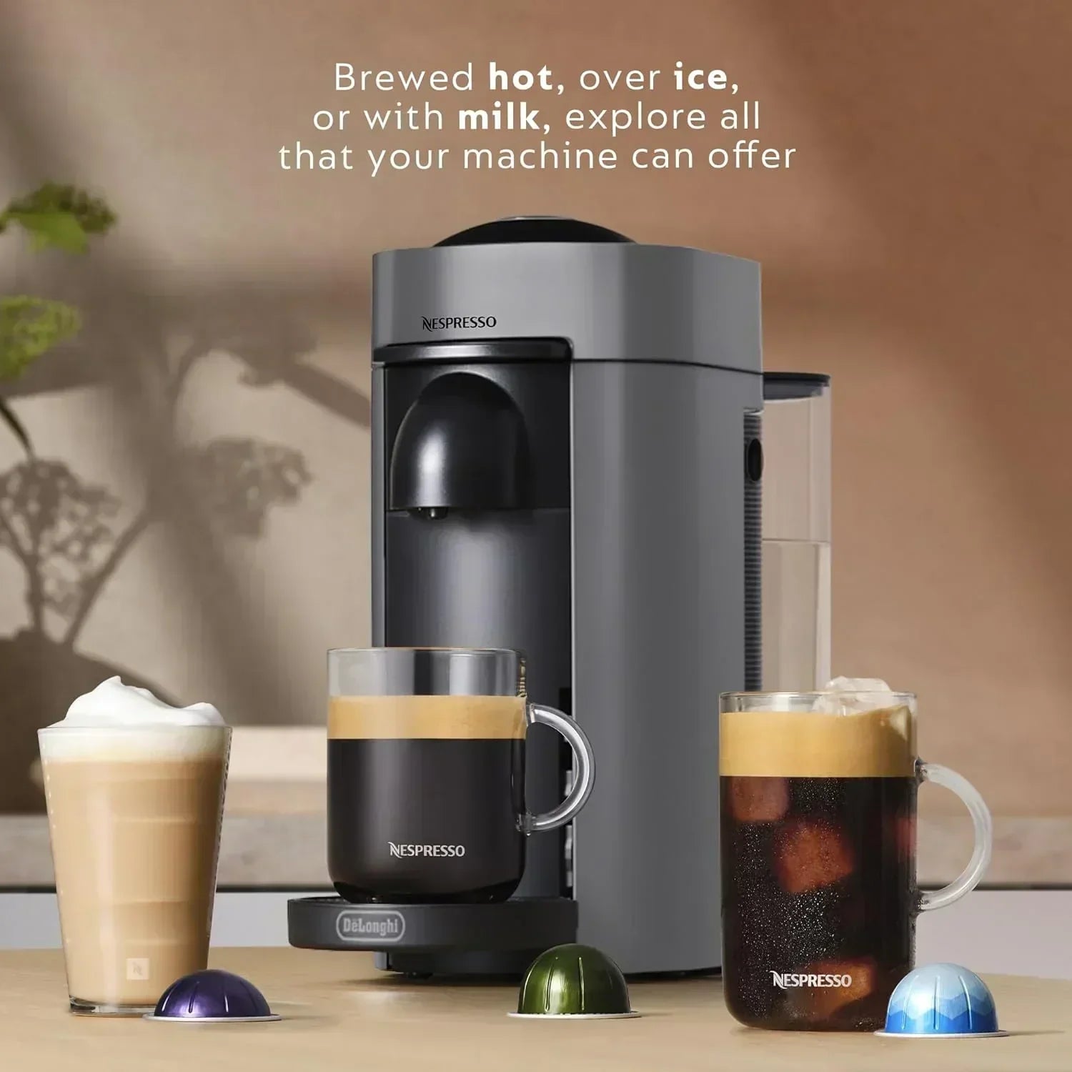 Nespresso Vertuo Plus Coffee and Espresso Maker by De'Longhi wourant