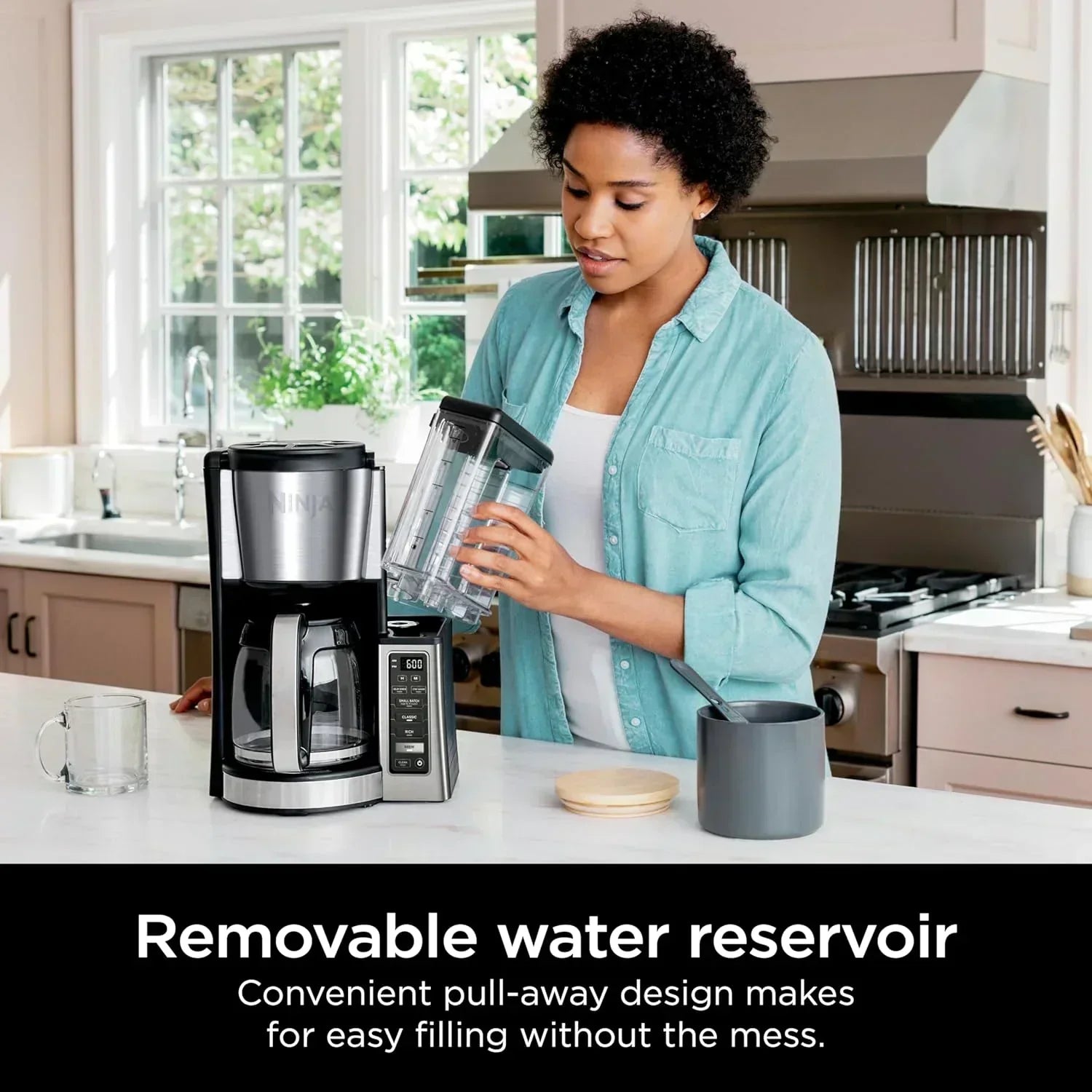 Programmable Coffee Brewer with 2 Brew Styles Adjustable Warm Plate and Delay Brew wourant