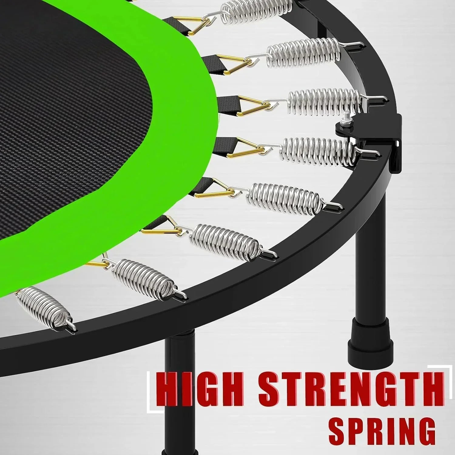 Kanchimi 40" 48" Folding Mini Fitness Indoor Exercise Workout Rebounder Trampoline wourant